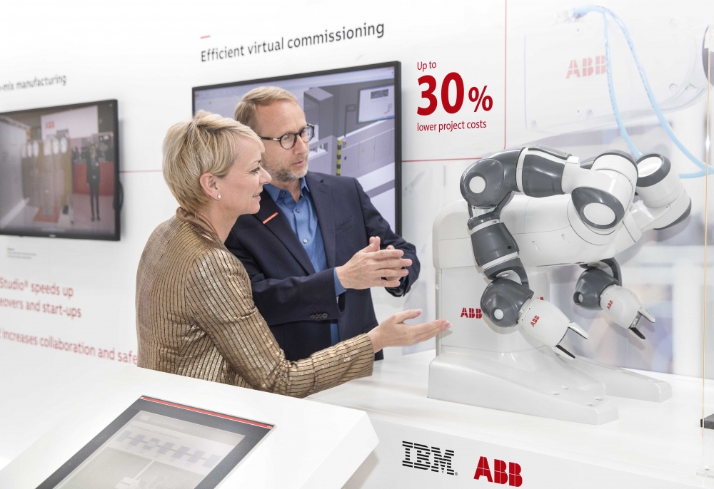 ABB and IBM work together on AI developing.