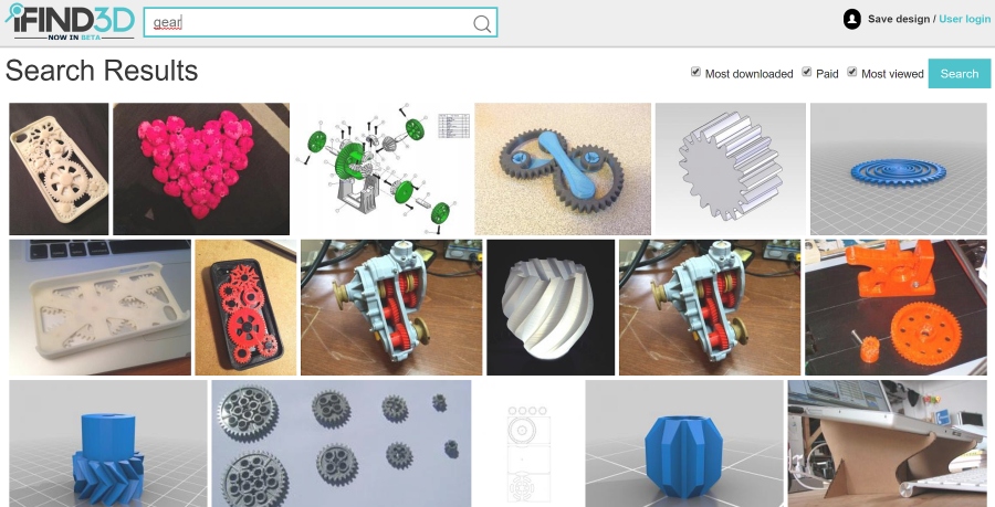 3D search for gears.