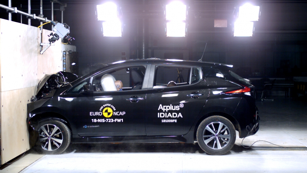 Nissan Leaf crash test 2018.