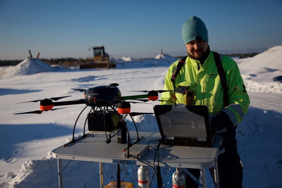 Preparation on land.