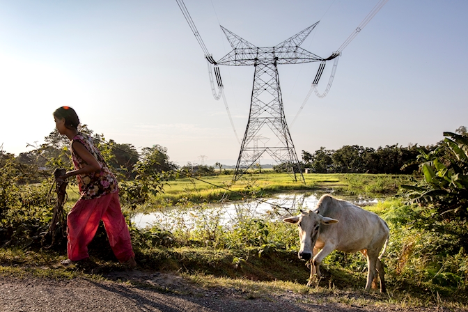 Transmission line in Bangalore.