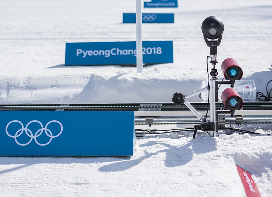 Omega timekeeping at winter olympics 2018.