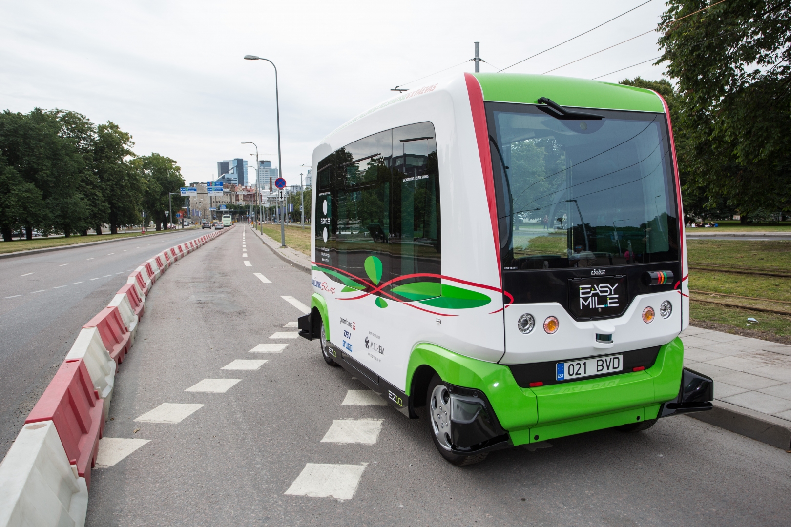 Self-driving bus in Tallinn